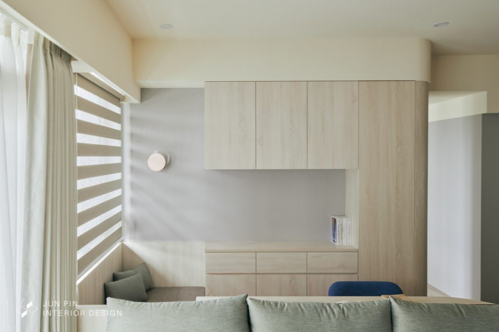 新北新莊馥都湛現代風室內設計裝潢住宅沙發背牆