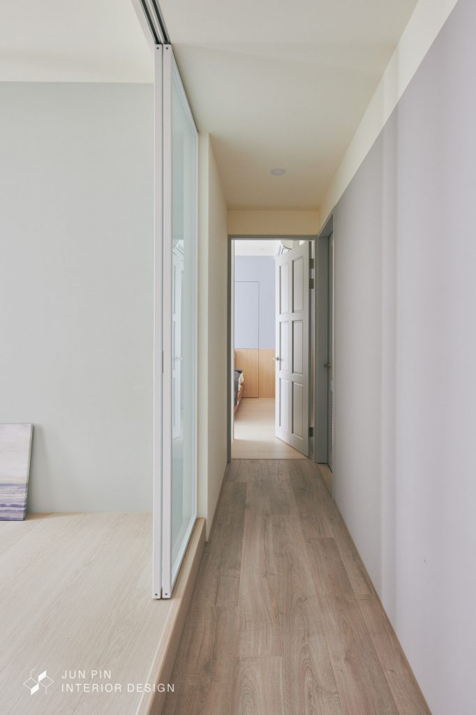 新北新莊馥都湛現代風室內設計裝潢住宅走廊設計