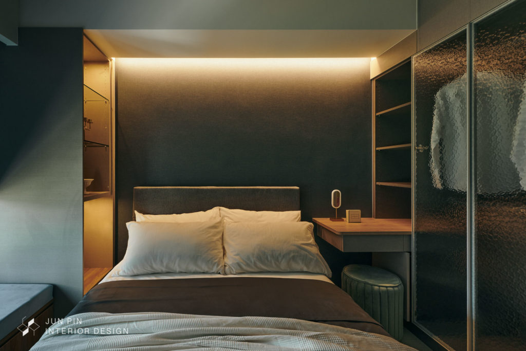 新北板橋現代風室內設計裝潢臥室房間設計