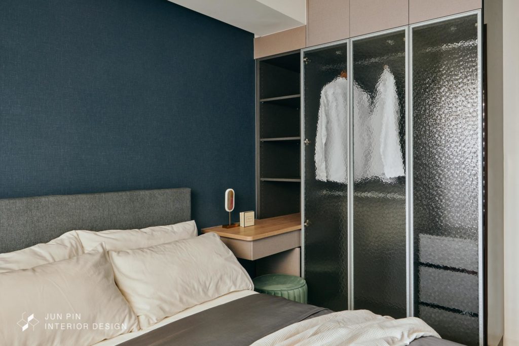 新北板橋現代風室內設計裝潢臥室房間衣櫃設計